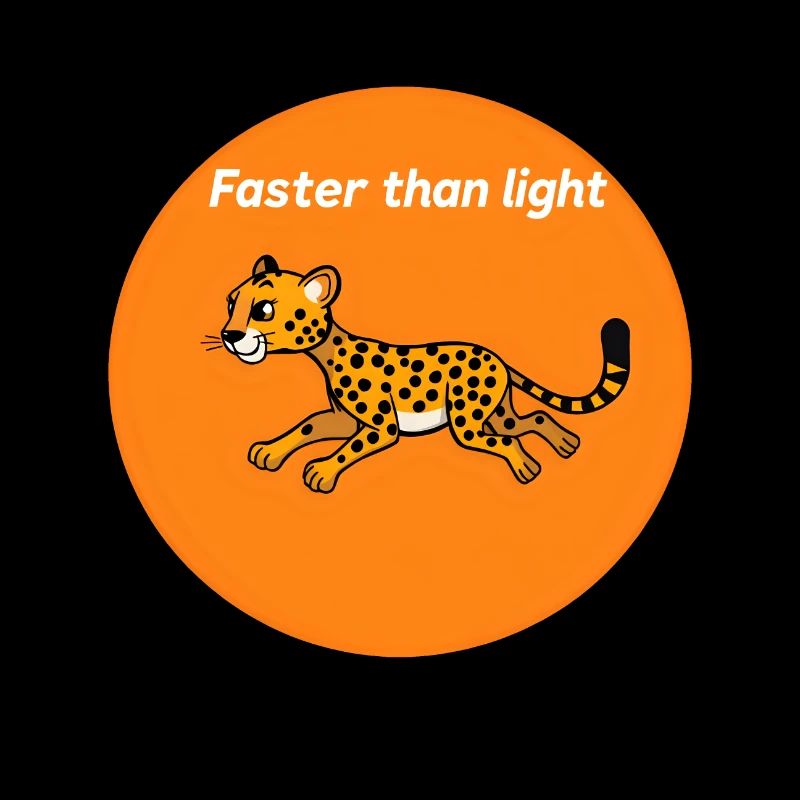 Vibrant Dessin animé guépard Sprint