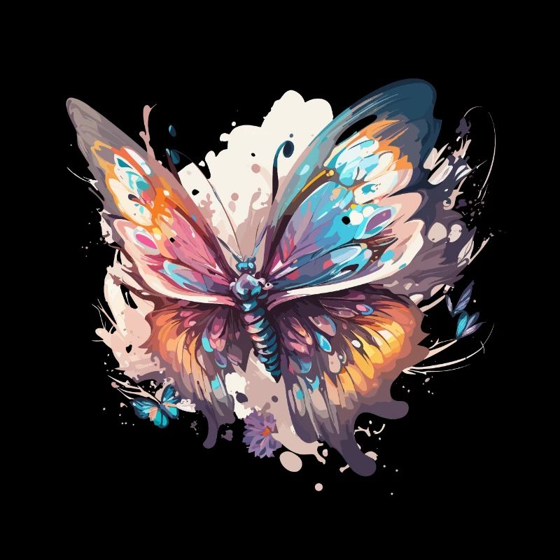 Natures Dance: Colorful Butterfly Fluttering