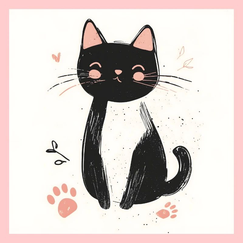 POD Chat empreinte 2