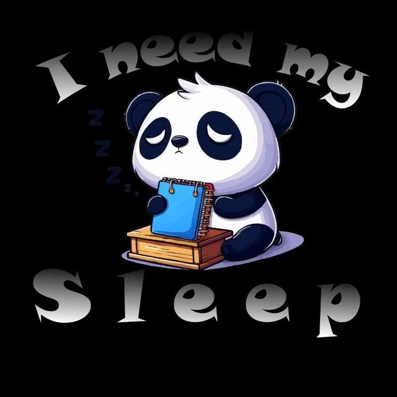 Panda Sleep Schläfrig