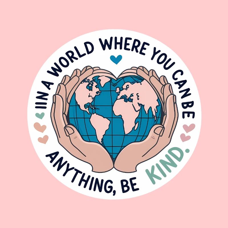 Be Kind World Heartfelt Compassion & Unity