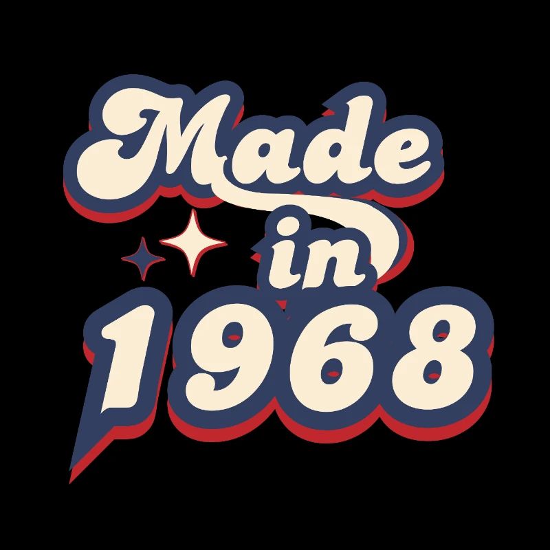 Made in 1968 retro