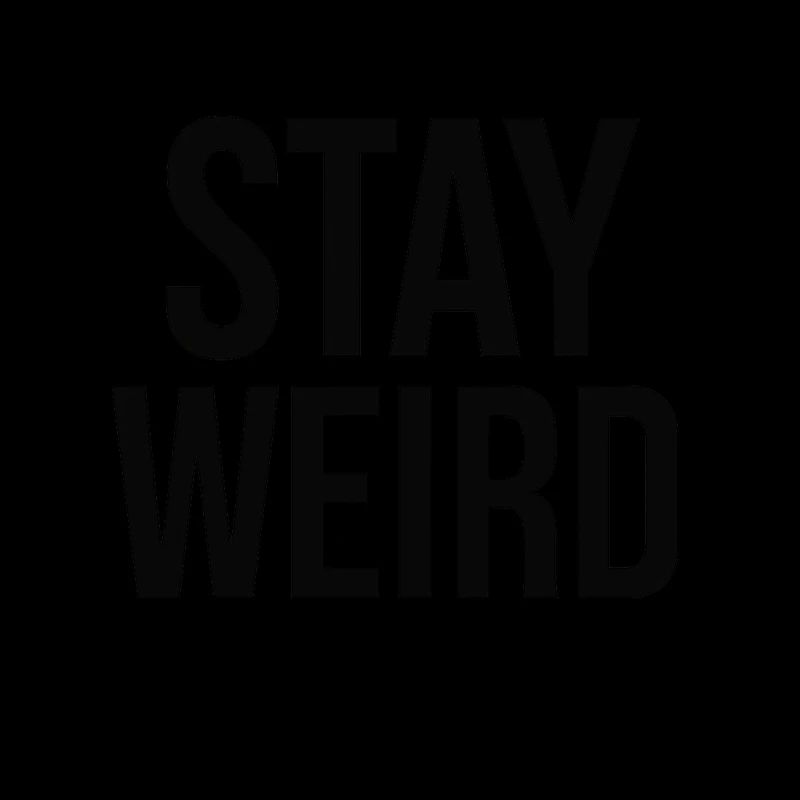 Une conception graphique 2D présente l’expression STAY W