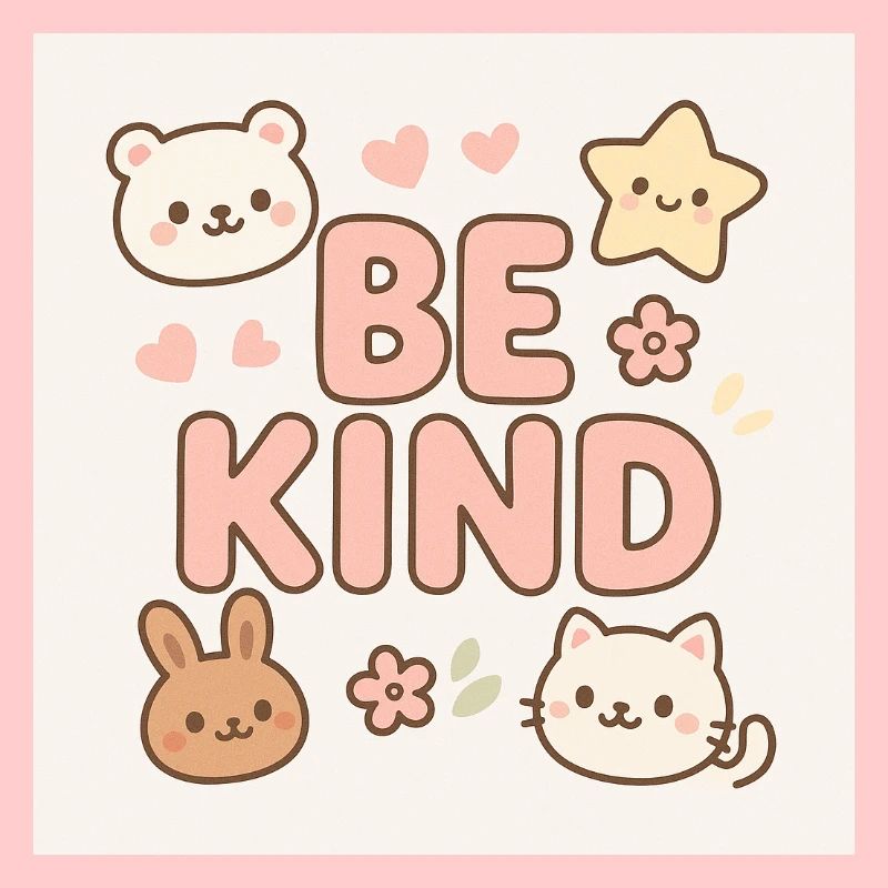 Be kind - Design mignon