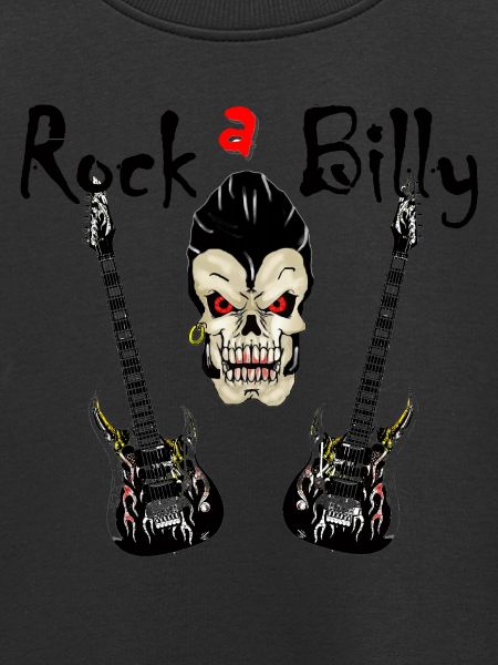 skull rockabilly