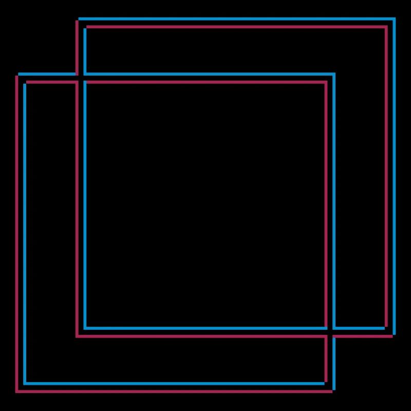 2 Quadrate Viereck