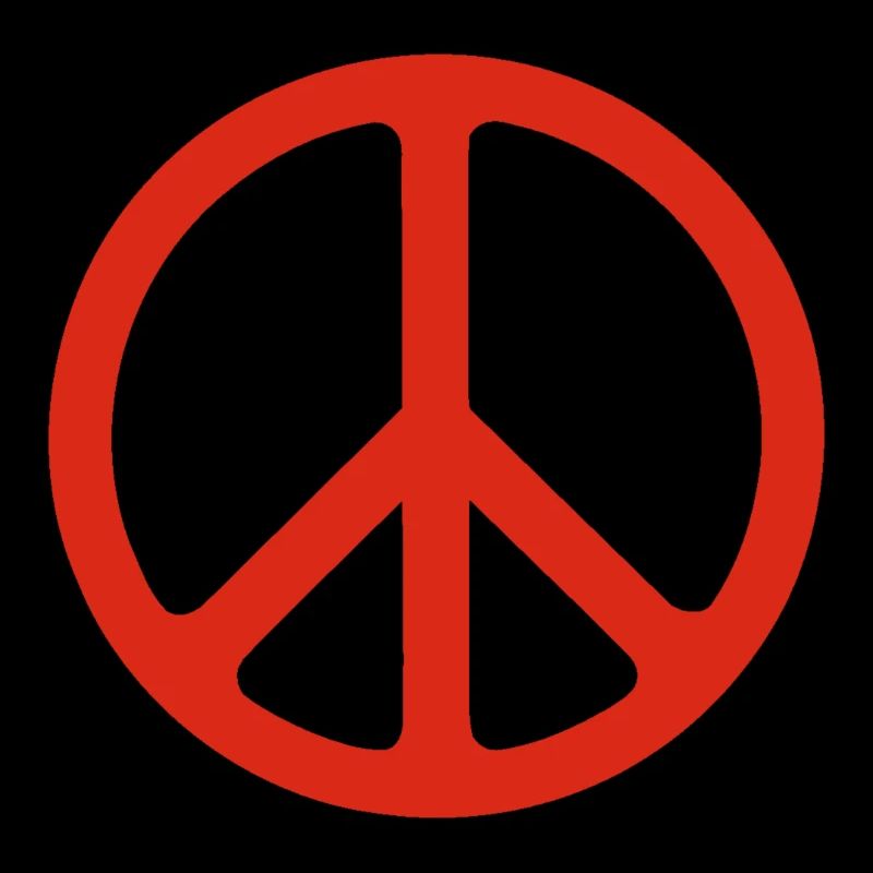 Peace red