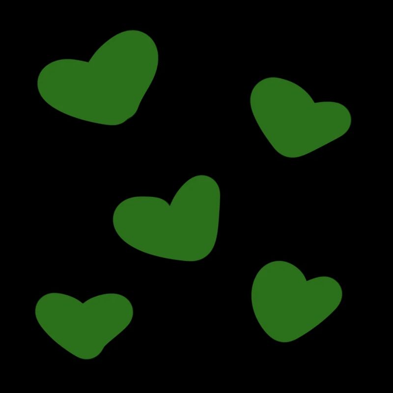 cœurs verts