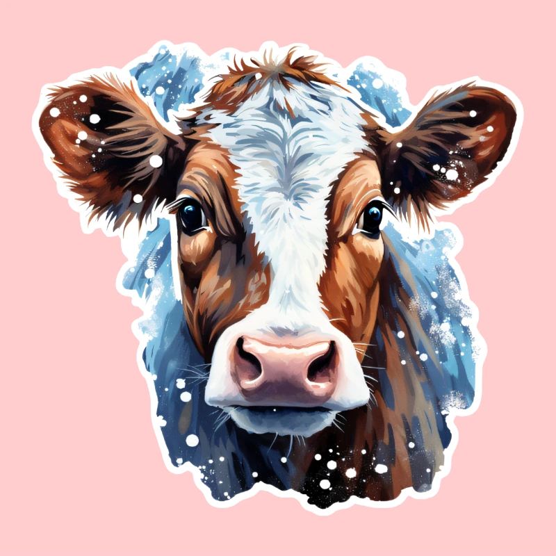Beef in the snow