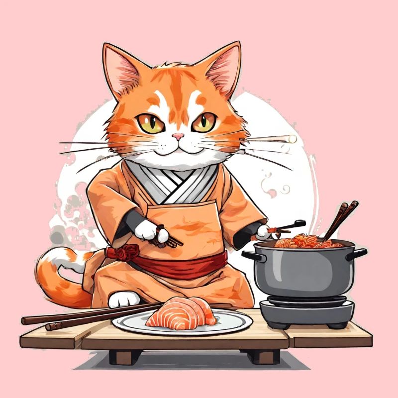 chat sushi 2