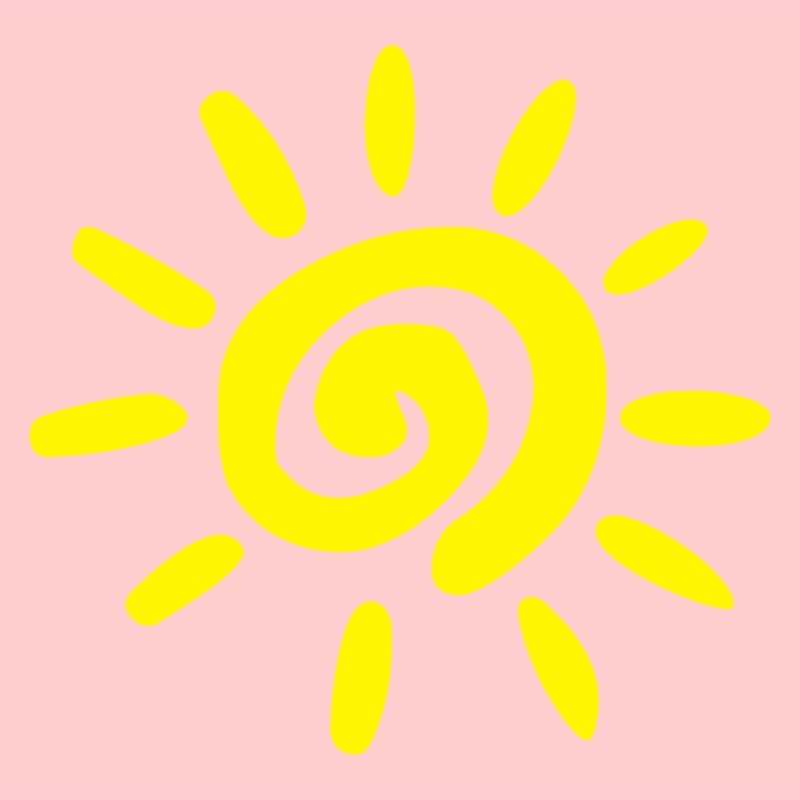 sun summer simple