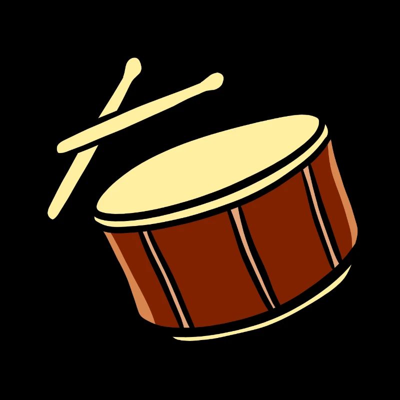 Trommel mit Schläger