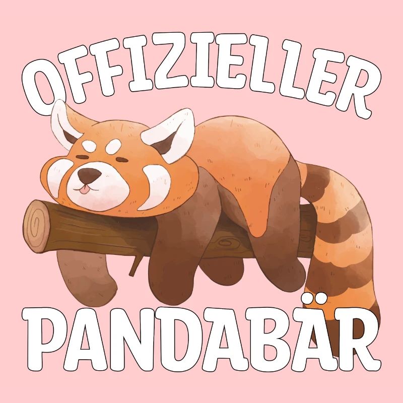 roter Panda schlafen Geschenk