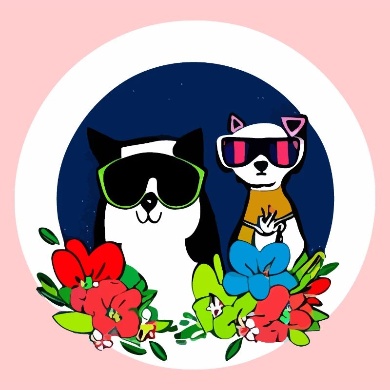 Katzen beste Freunde