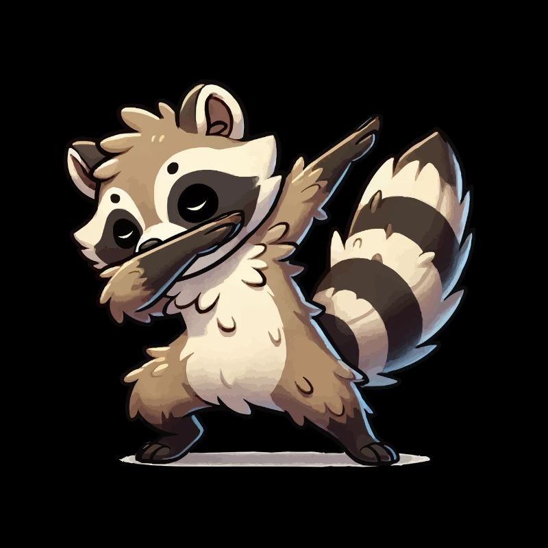 Dabbing de raton laveur