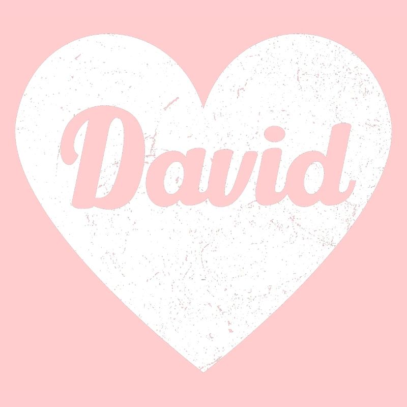 David Vorname Geschenkidee Herz Love Ich liebe