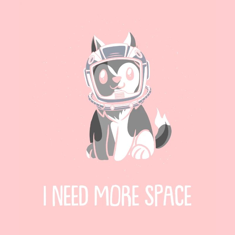 Wolf Astronaut I Need More Space