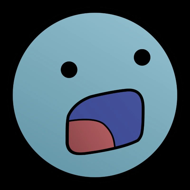 "D:" - Doppelpunkt D (Twitch Emote)