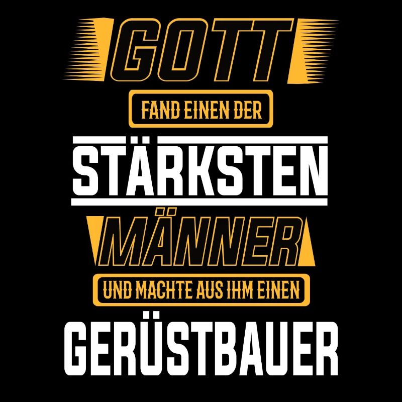Gerüstbauer, einer der Stärksten Männer der Welt