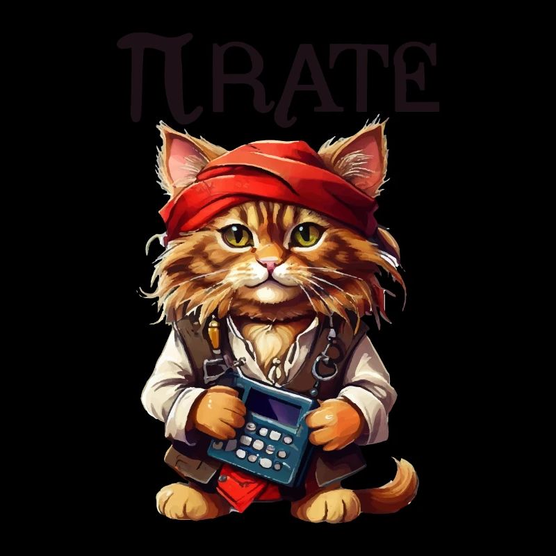 Chat pirate de Pi Day
