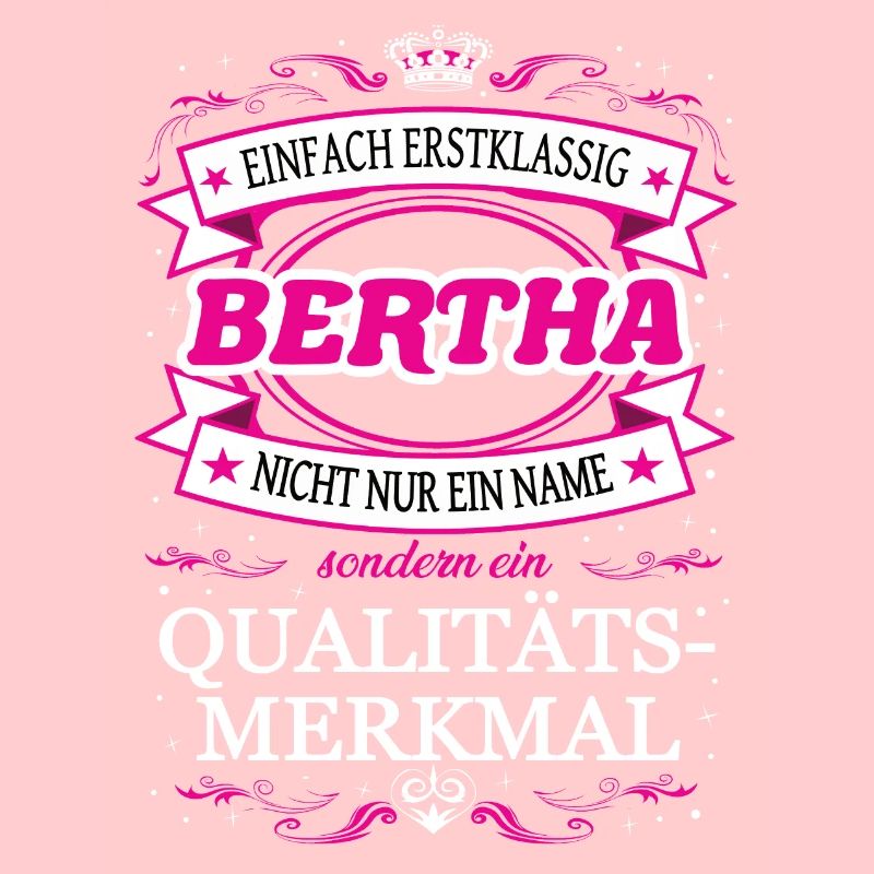 Caractéristique de qualité Bertha tout simplement de première classe