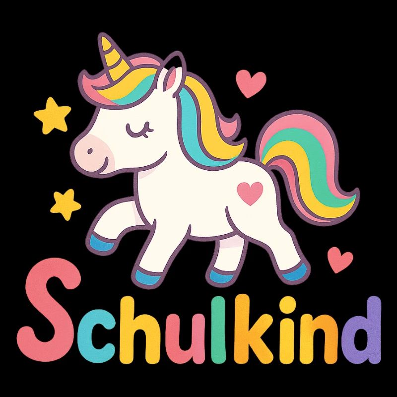 Schulkind 2026 Einschulung 2026 Einhorn