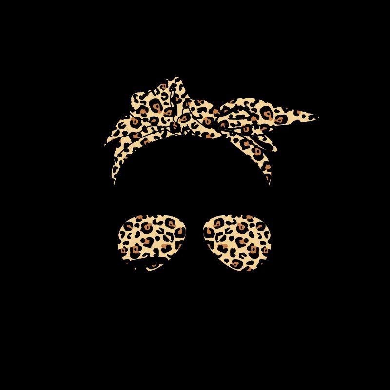 Forensic Nurse Practitioner Messy Bun Leopard