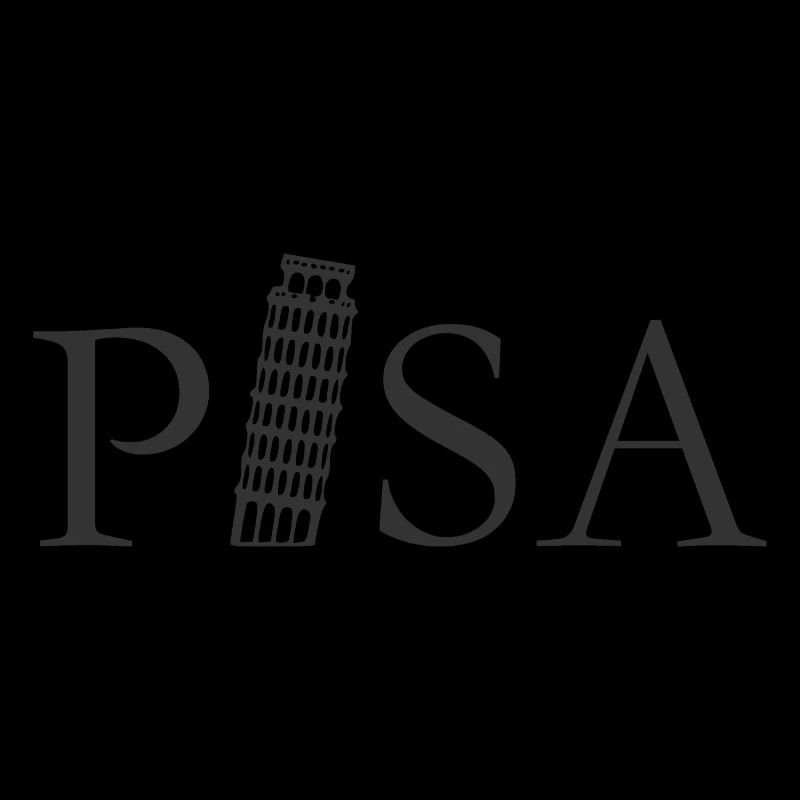 Freizeitshirt ' Pisa Tower '