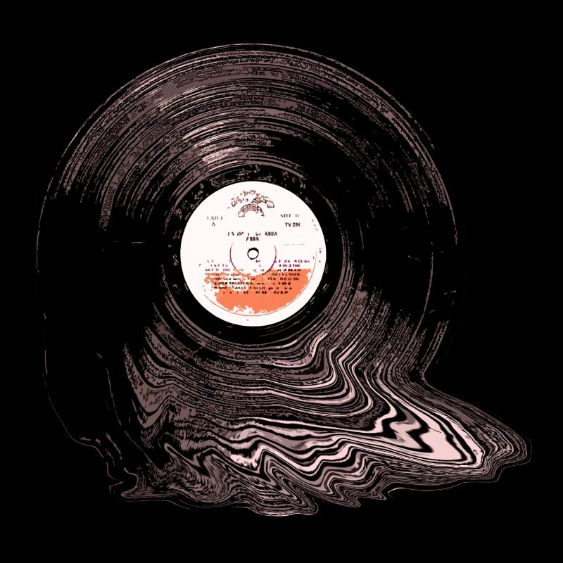 melted vinyl