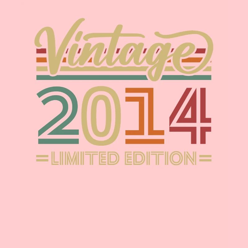 Vintage 2014 Retro Birthday Gift