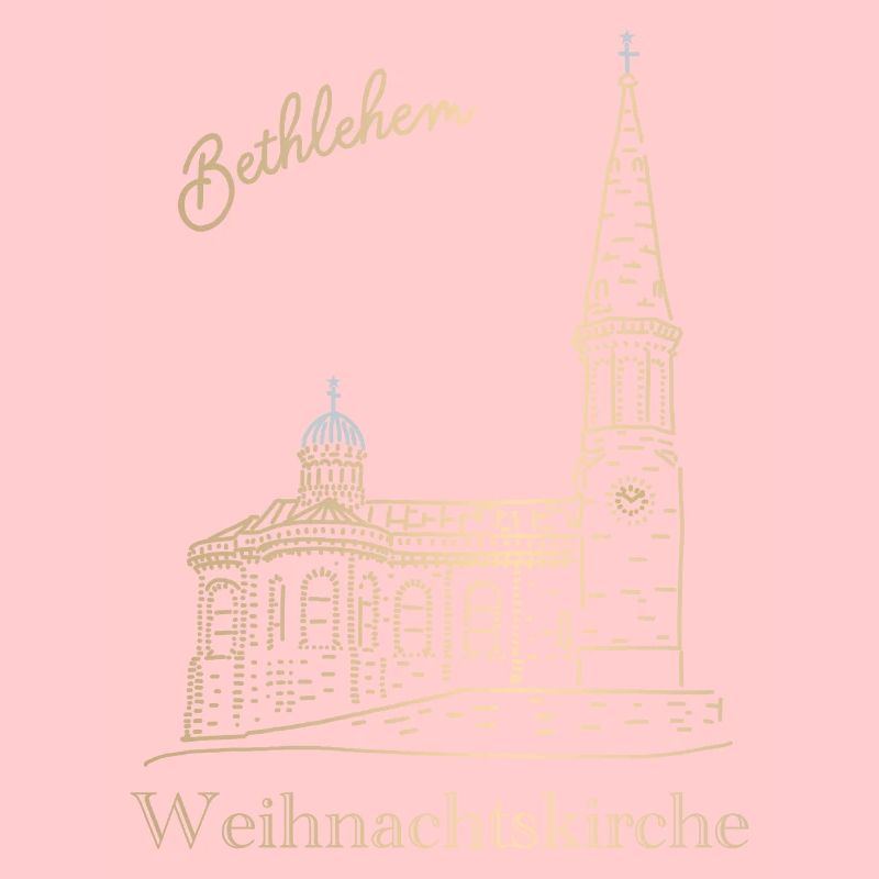 Weihnachtskirche Bethlehem Handzeichnung