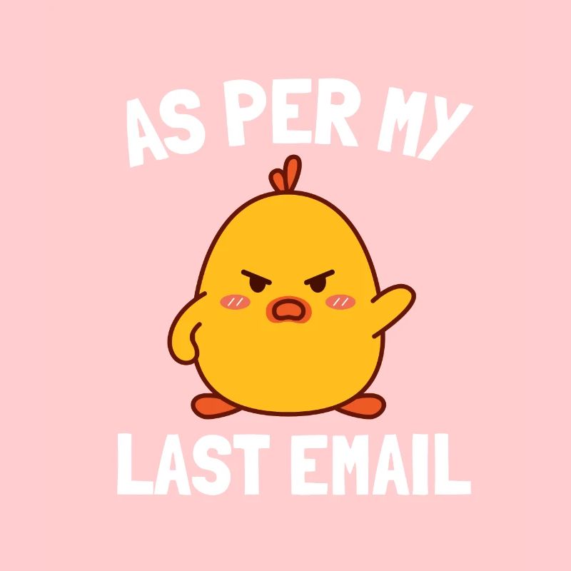 Bureau sarcastique - Par mon dernier e-mail