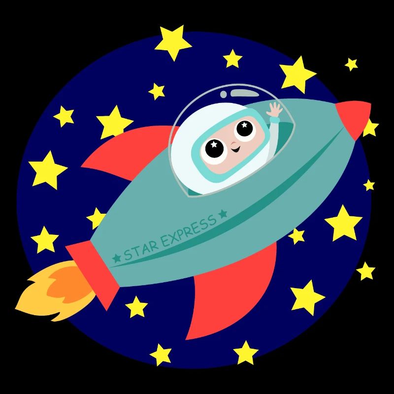 Fusée astronaute Univers