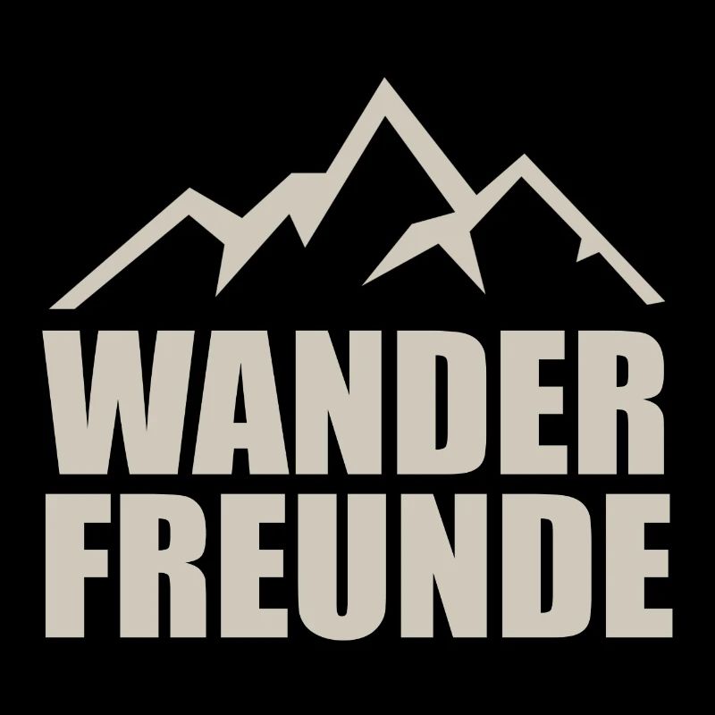 Wanderfreunde, Berg Silhouette. Hobby und Freizeit