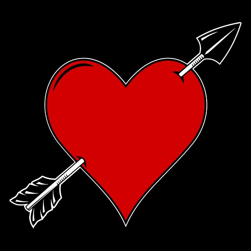 Herz und Pfeil Liebe