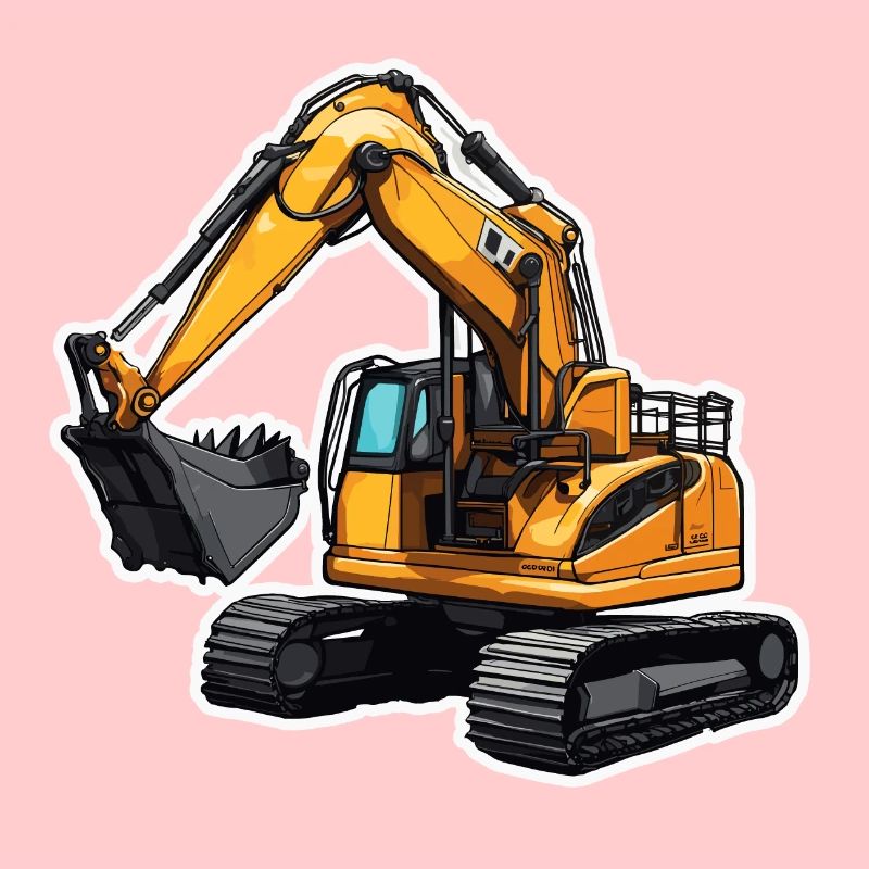 Excavator / construction site / machine /digging / shovel