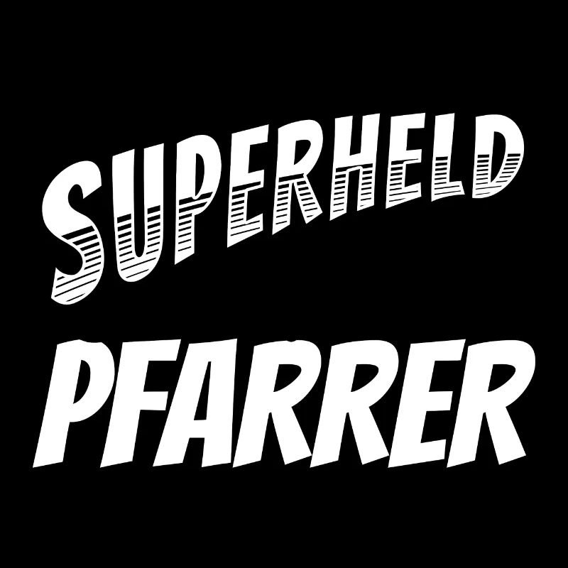 Superheld, clever getarnt als Pfarrer