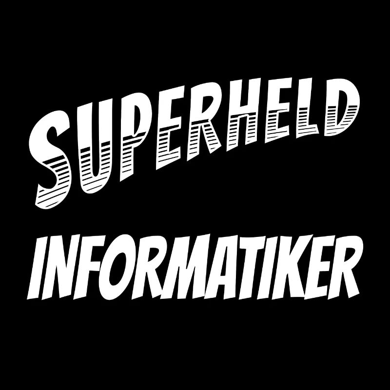 Superheld, clever getarnt als Informatiker