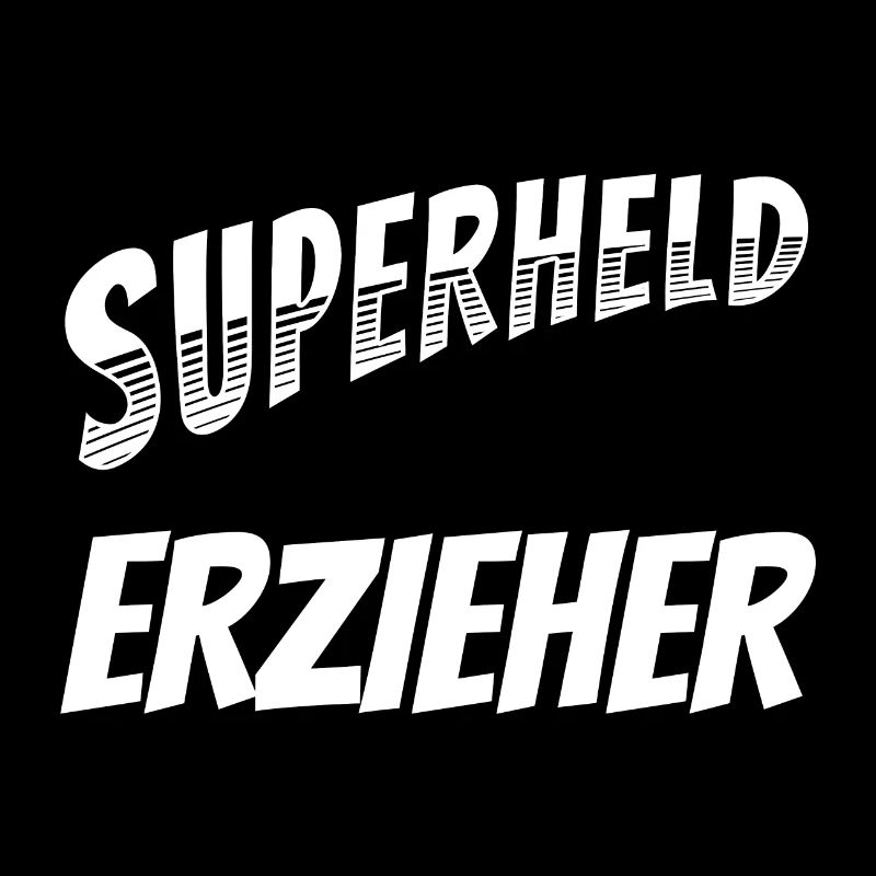 Superheld, clever getarnt als Erzieher
