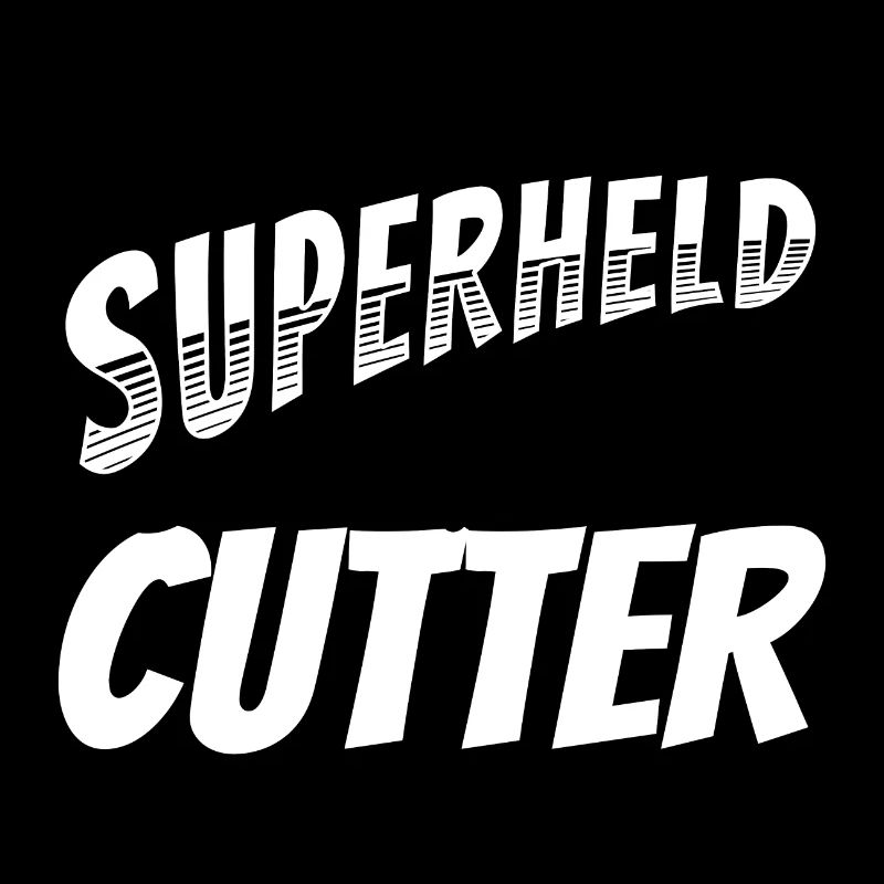 Superheld, clever getarnt als Cutter