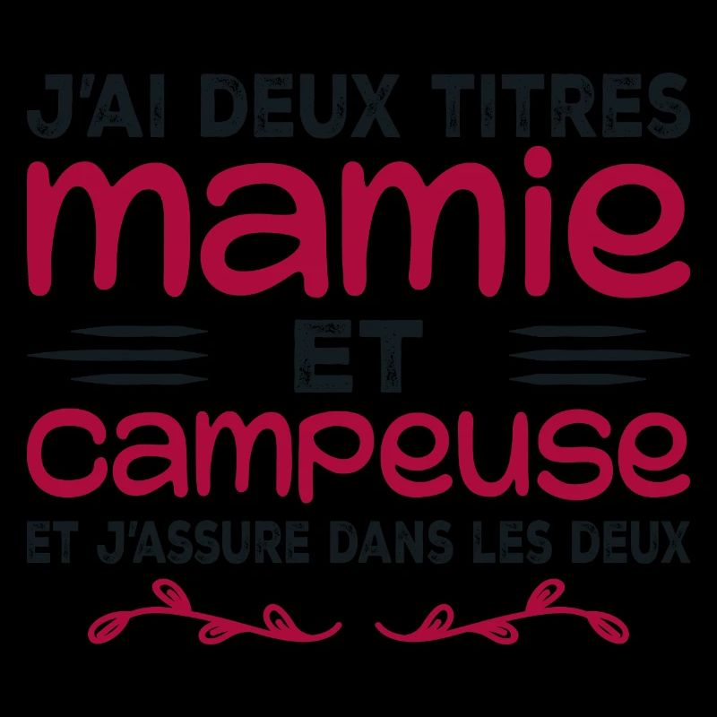 Zwei Titel Granny Camper | Oma | Camping