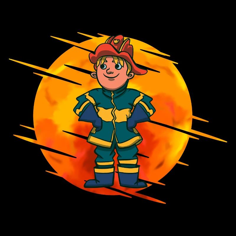Kinder Feuerwehrmann