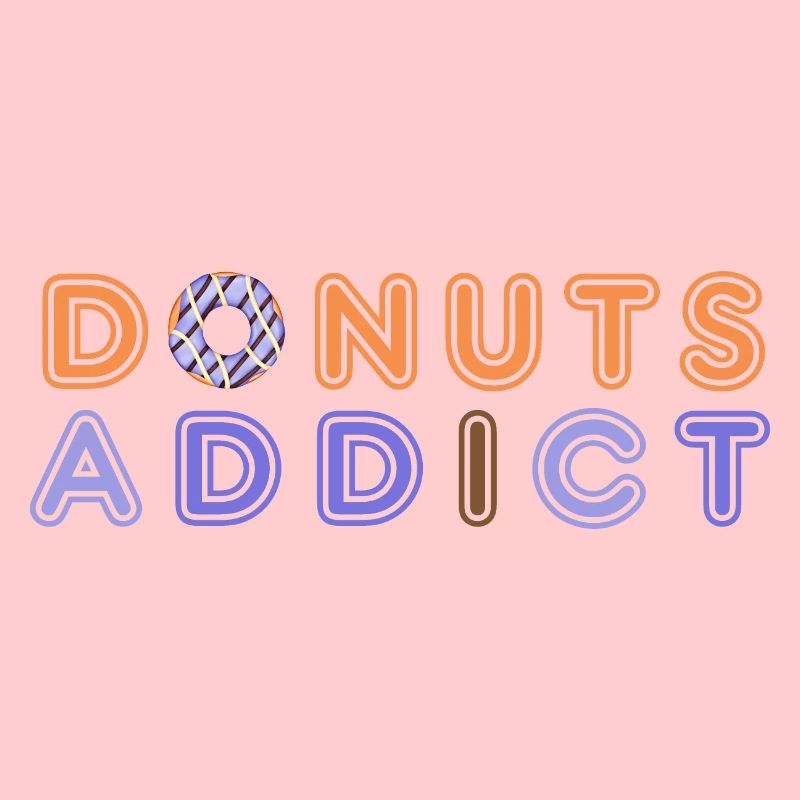 Donuts addict purple choco