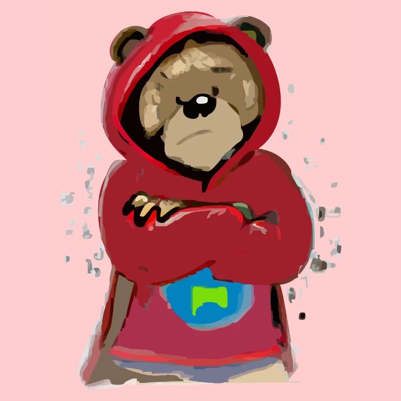 Bloo the grumpy bear