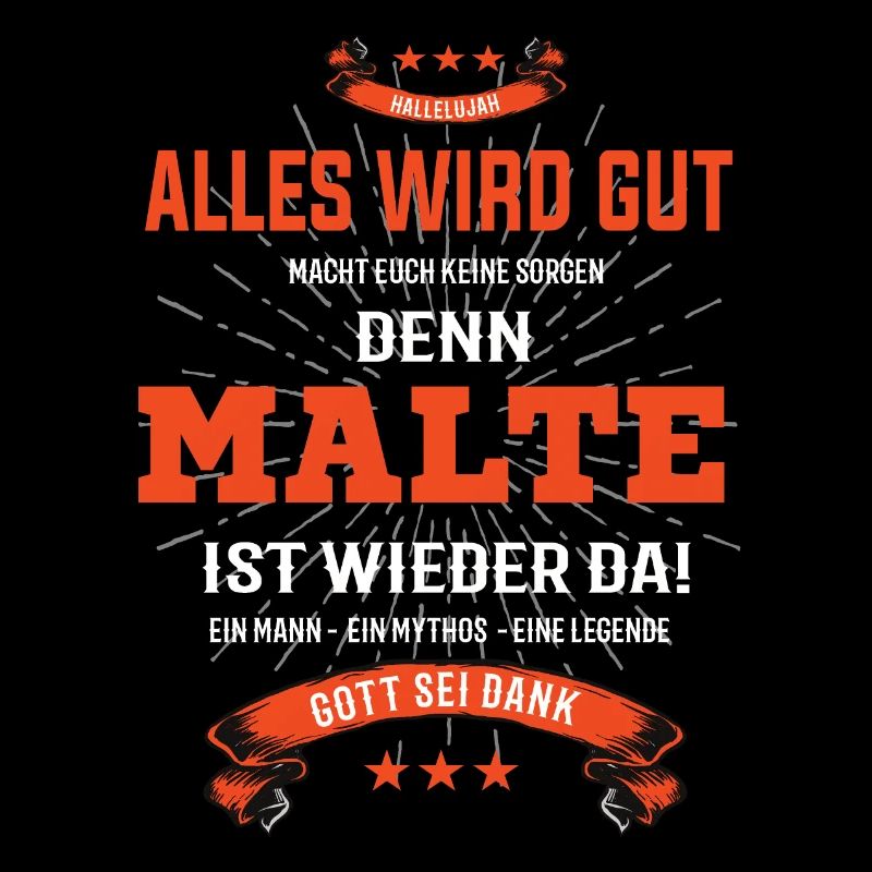 Alles wird gut denn Malte Ist da Outfit