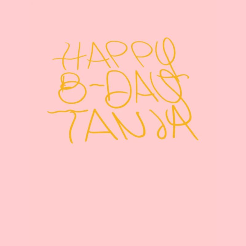 Happy B-Day Tanja Bucket Hat