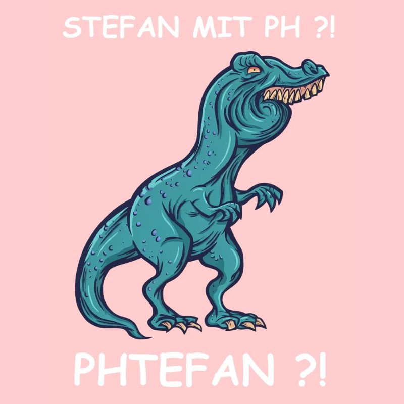 Blauer Dino mit Kick | Stefan