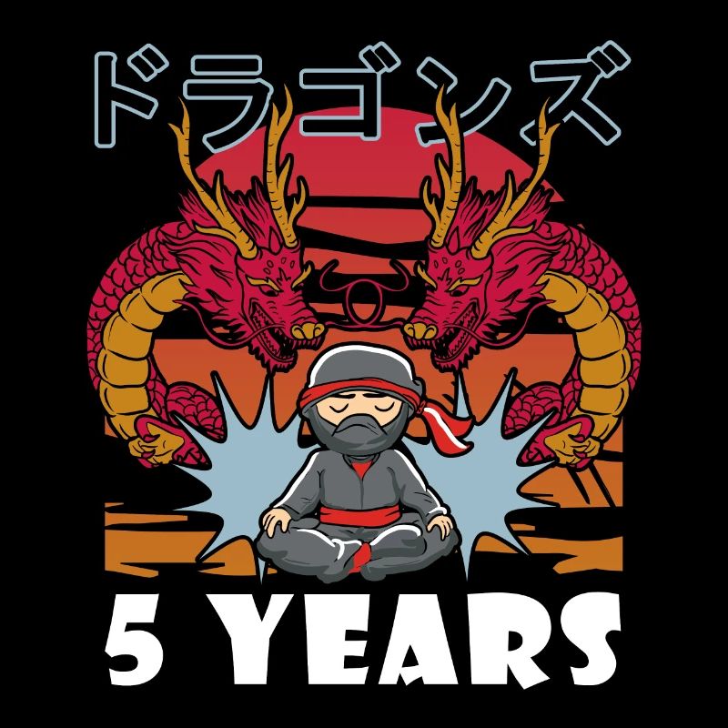 5 Jahre Ninja 5 Geburtstag Junge