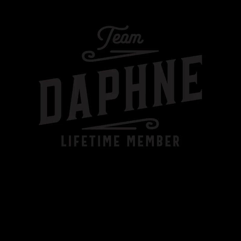 Team Daphne Lifetime Member Personalisierter Name