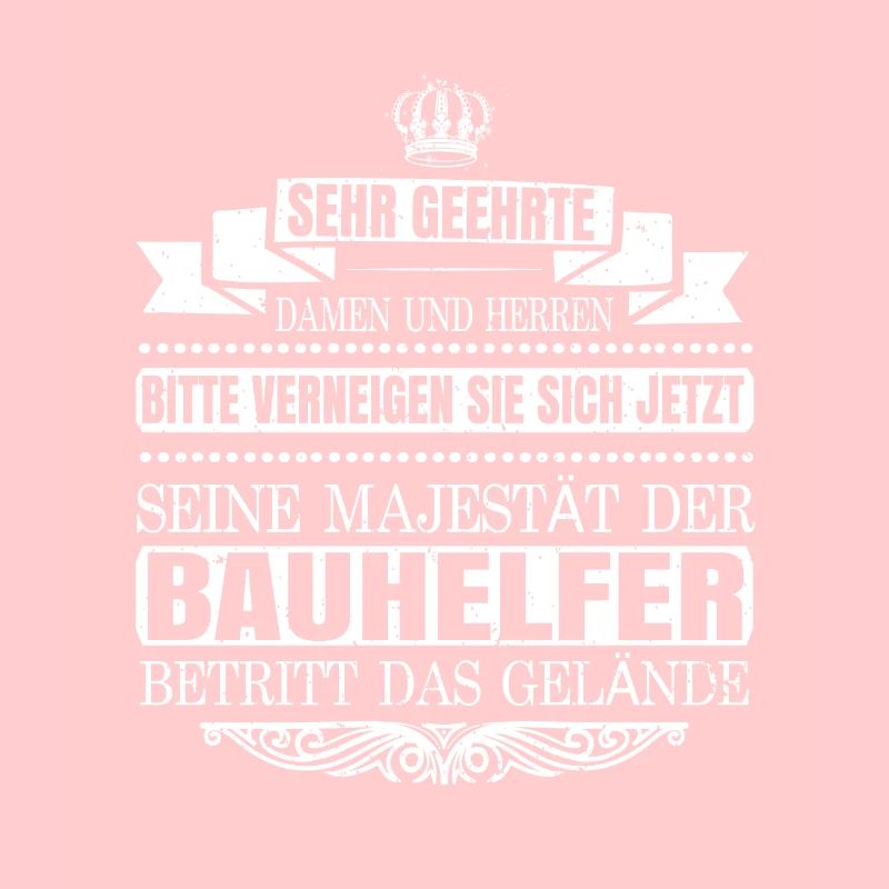 Bauhelfer Bauarbeiter Baustelle Hausbau Baubeginn